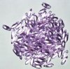 100 3x11mm Transparent Alexandrite Dagger Beads